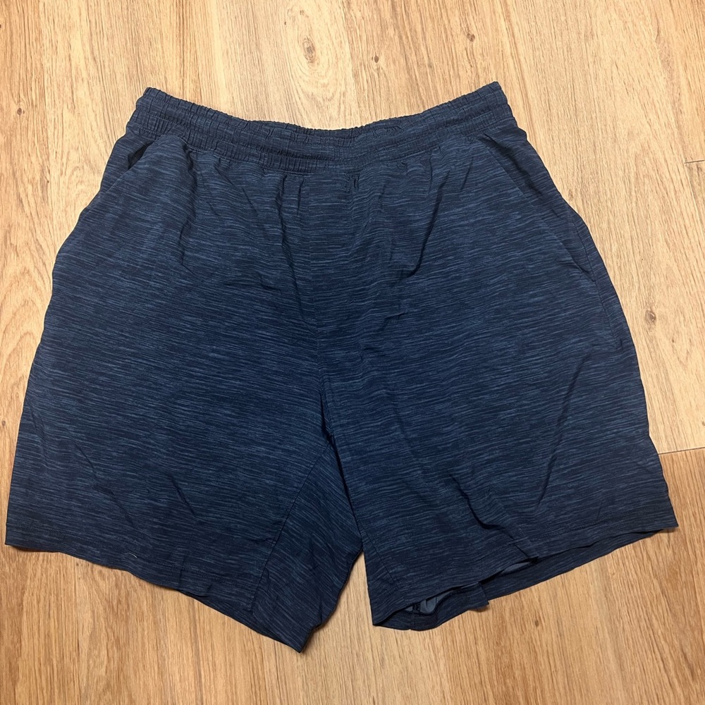 Lululemon Mens L dark navy shorts - drawstring and lined